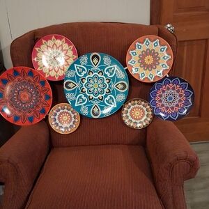 Colorful Mandala Wall Art Set
